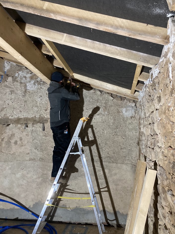 Création de chevêtre pour velux Chambost